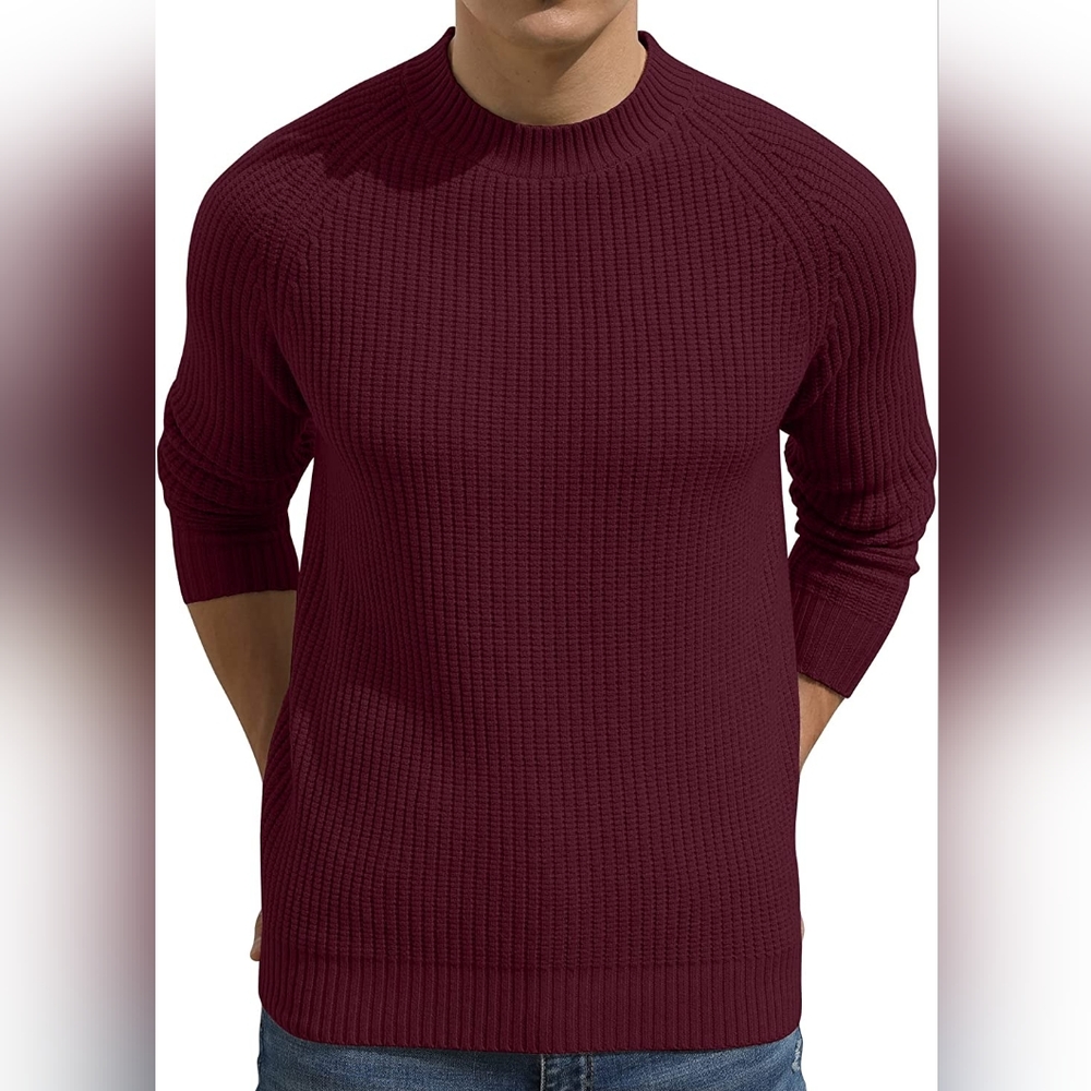 EcoVero Knitted Crew neck  Sweater, Men's, Small